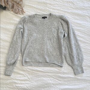 Light Heather Gray Crewneck Sweater